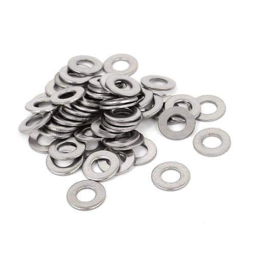 Color : Silver KEHUITONG JXBLD 800Pcs/Set Stainless Steel Flat Spring Washers Kit Flat Ring Seal Gasket for Screws Bolts Hardware Fitting Accessories 